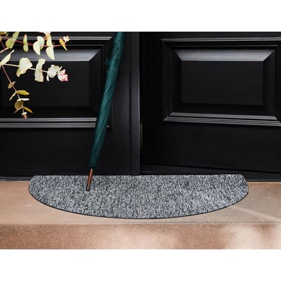 Shag Heathered Welcome Mat Non-Slip Backing Outdoor Area Rug