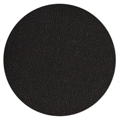 Shag Solid Dot Black Non-Slip Backing Outdoor Area Rug