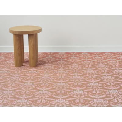Woven Damask Non-Slip Backing Outdoor Area Rug
