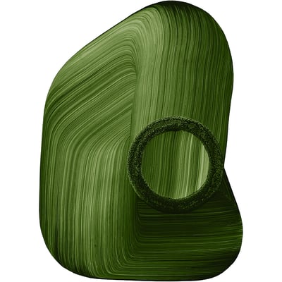 Shape Big Scale Two Wool Printed Area Rug