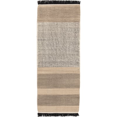 Tres Stripes Wool Handmade Area Rug