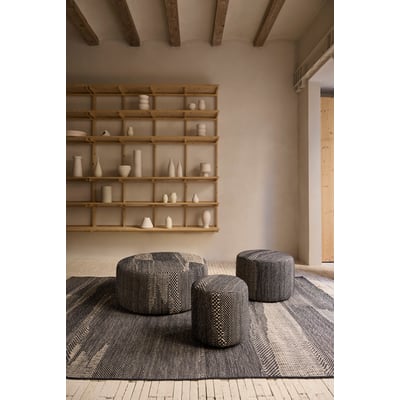 Tres Pouf Large Wool