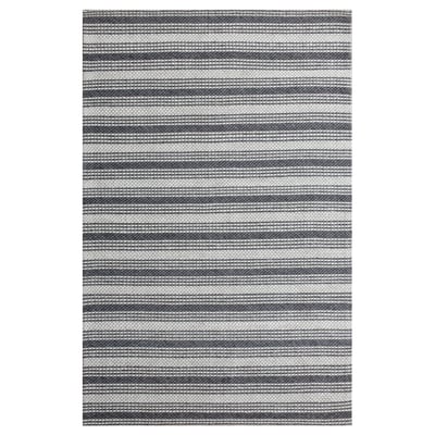 Maywood James Dark Grey/Ivory Wool Handwoven Area Rug