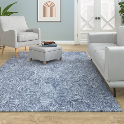 Aaron Eva Wool Hand-Tufted Area Rug
