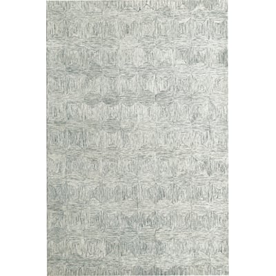 Aaron Heather Silver Wool Hand-Tufted Area Rug