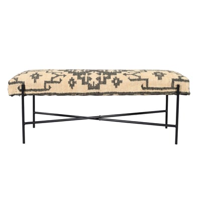 Belly Waux Bench Cream Jute Handmade