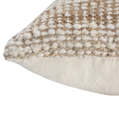 Briar Pillow Paige Wool/Jute Handmade