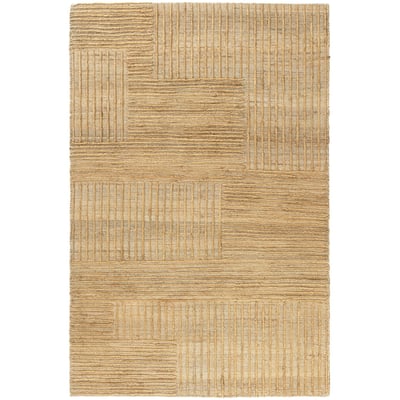 Hollis Grace Natural Jute/Cotton Handwoven Area Rug
