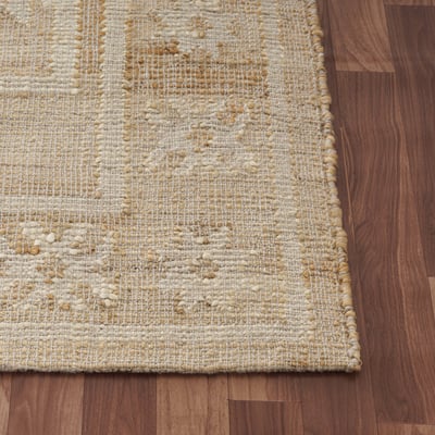 Hollis Portia Jute/Cotton Handwoven Area Rug