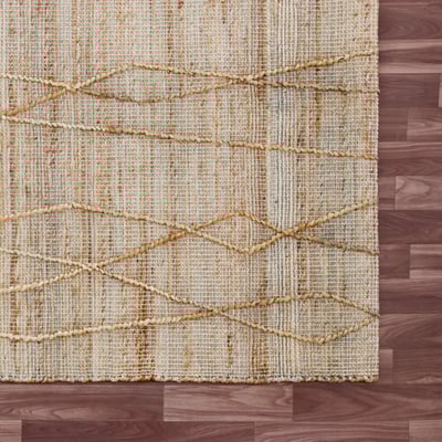 Hollis Wren Natural Jute/Cotton Handwoven Area Rug