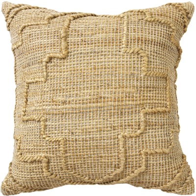 Hollis Pillow Doris Natural Jute/Cotton Handmade
