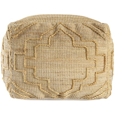 Hollis Pouf Corinne Natural Jute/Cotton Handmade