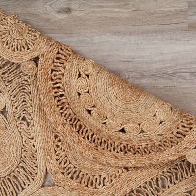 Roscoe Quinn Natural Jute Braided Area Rug