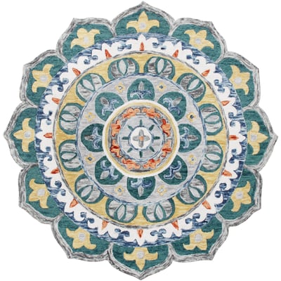Flair Avery Wool Hand-Tufted Non-Slip Backing Area Rug
