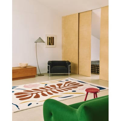 Corail Wool Hand-Tufted Area Rug