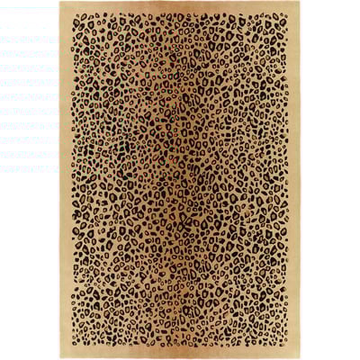 Leo Beige Wool Hand-Tufted Area Rug