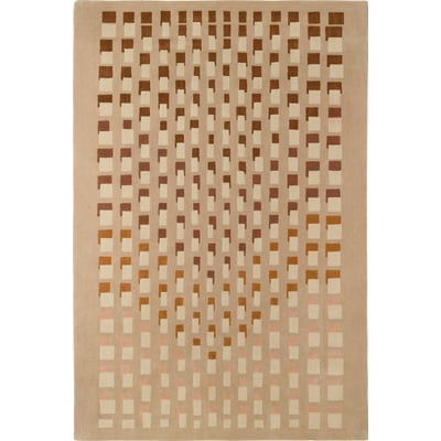 Lea Zeroil Ombra Terracotta Wool Hand-Tufted Area Rug
