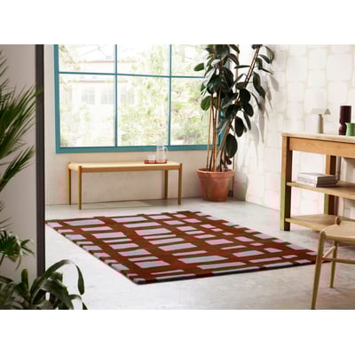 Arlo Brick Wool Hand-Tufted Area Rug