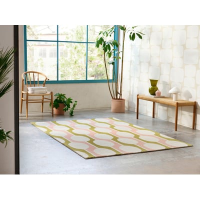 Billow Lichen Wool Hand-Tufted Area Rug