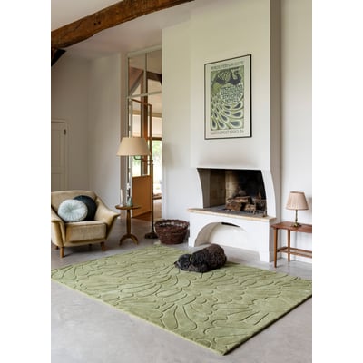 Coleby Petals Wool Hand-Tufted Area Rug