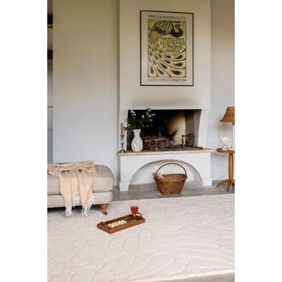 Coleby Petals Wool Hand-Tufted Area Rug