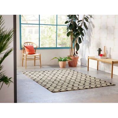 Ribbon Wool Hand-Tufted Area Rug