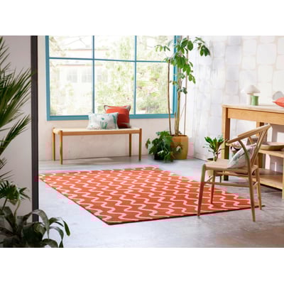 Ribbon Wool Hand-Tufted Area Rug