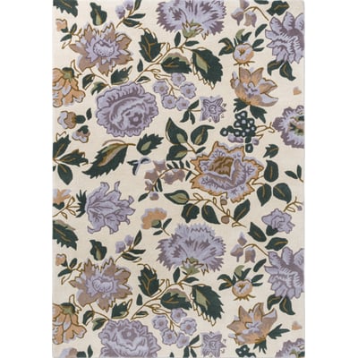 Wendling Floral Wool Hand-Tufted Area Rug