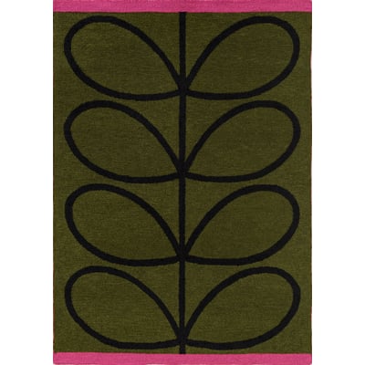 Linear Stem Outdoor Hand-Tufted Area Rug