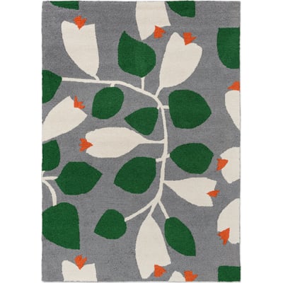 Rosehip Blue Hand-Tufted Outdoor Area Rug
