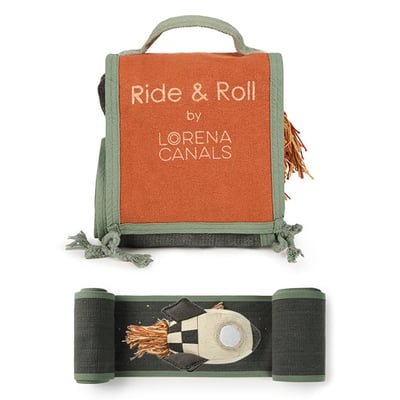 Ride and Roll Milky Way Toy Set Terracota/Green Cotton Handmade Machine-Washable