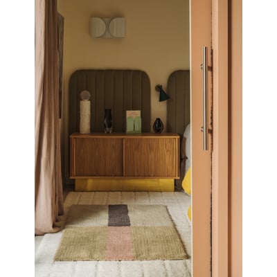 Woolable Chroma Stripes Washable Wool Handmade Area Rug