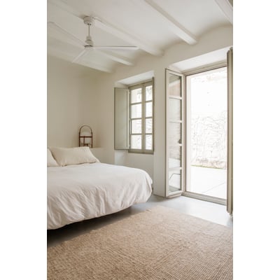 Woolable Unexpected Bliss Natural Canvas/Sand Stone Wool Handmade Machine-Washable Area Rug