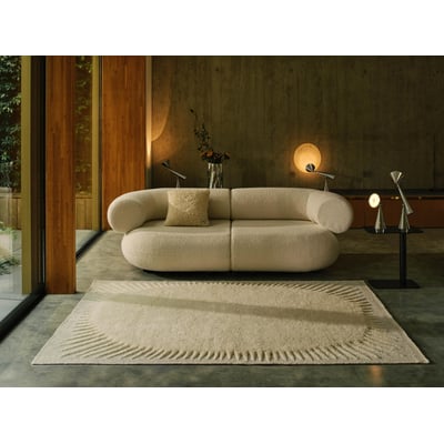 Edgy Natural Wool Handmade Area Rug