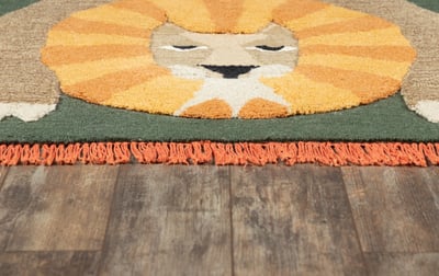 Novogratz by Momeni Atticus Leon Kids Wool Area Rugs | Rugs Direct
