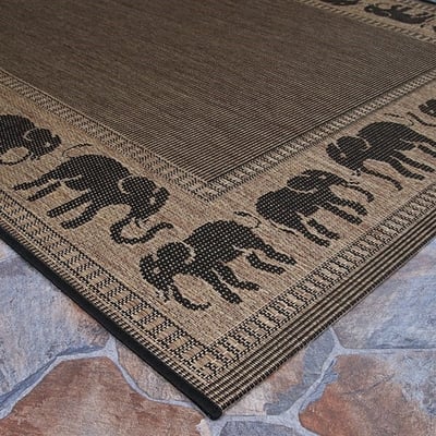 Couristan Recife Elephant Rugs | Rugs Direct