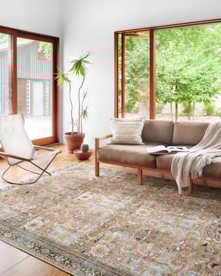 Loloi Wynter WYN-02 Vintage / Overdyed Area Rugs | Rugs Direct