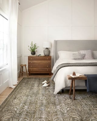 Loloi II Rugs-Layla Printed-LAY-13-Antique, Moss