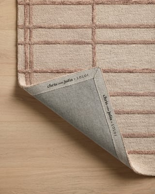 Loi ロイ Chris Loves Julia x Loloi Bradley Rose / Blush Rug 📷 Try