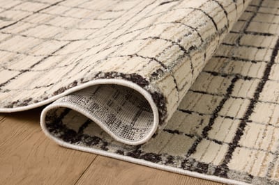 レア品 Blaque Ivory レコード Jeremiah Brent x Loloi Bleecker BLE-01 Contemporary / Modern Area