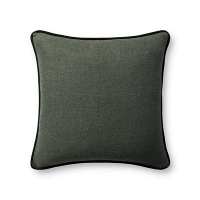 Jeremiah Brent x Loloi Hudson Pillow PJBR0005 Solid Pillow | Rugs