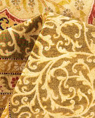 Solo Rugs One of a Kind Mogul M1285-2 Oriental Wool Orange Area