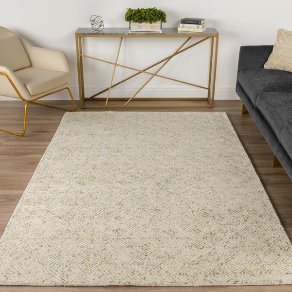 Dalyn Rug Company Zoe Zz 1 Area Rugs, Grey And Lime Green Area Rugs