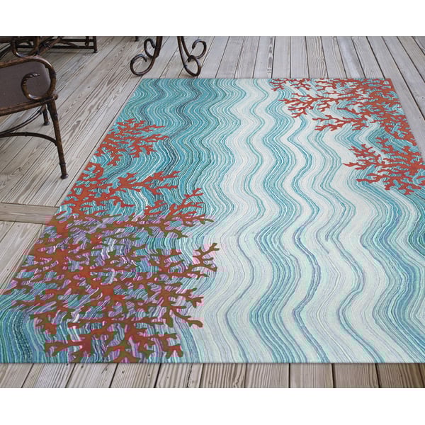 Liora Manne Visions IV Coral Reef Beach / Nautical Area Rugs Rugs Direct