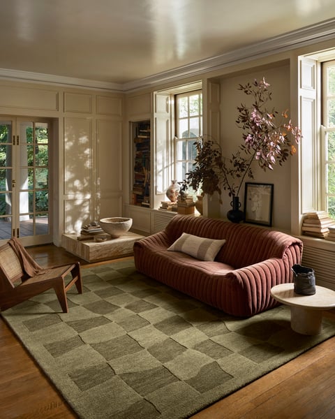 Leanne Ford x Loloi Craven CVN-03 Contemporary / Modern Area Rugs