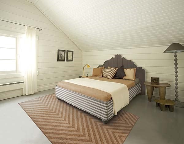 Paneled Walls - Farmhouse Bedroom Decor Ideas