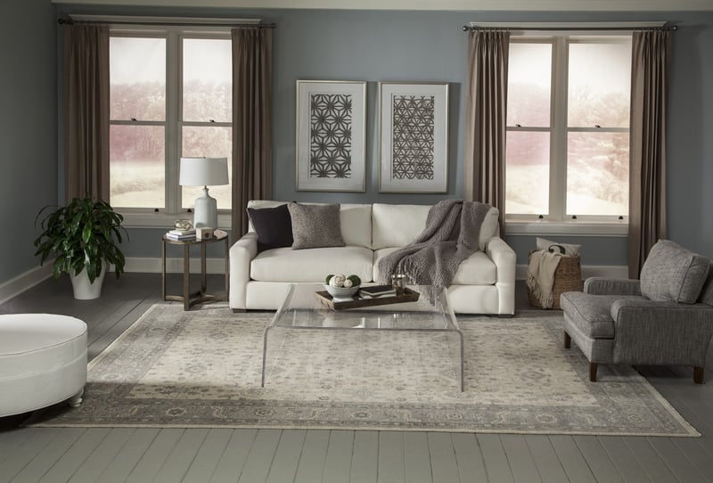 Beige and Gray - Beige Living Room Decor Ideas