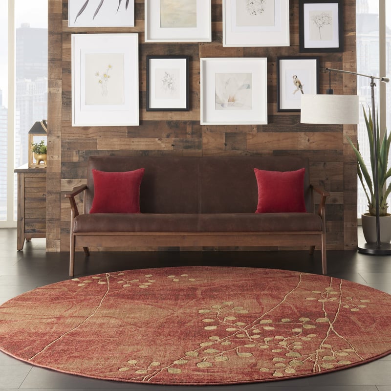 Rustic Red - Red Living Room Decor Ideas