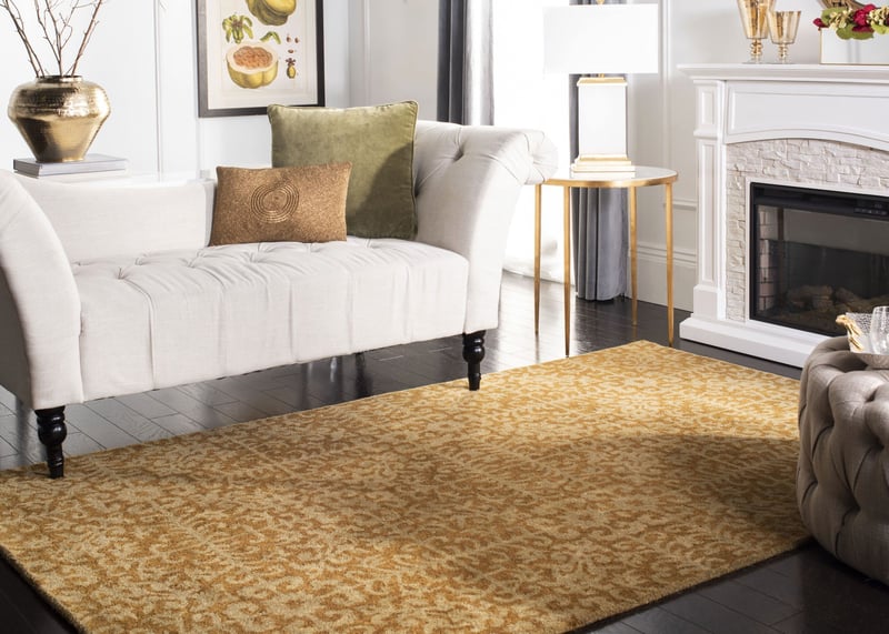 Beige and Gold - Beige Living Room Design Ideas