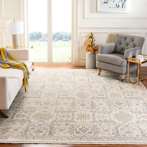 Yellows and Grays - Rug Ideas For A Small Living Room